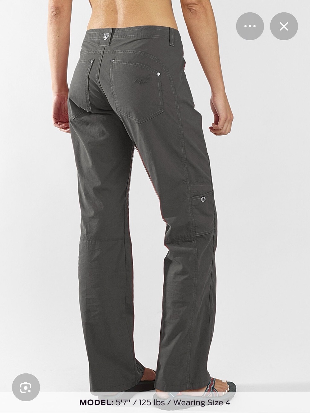 Kuhl Legendary Women's Straight-Leg Cargo Pants in Navy